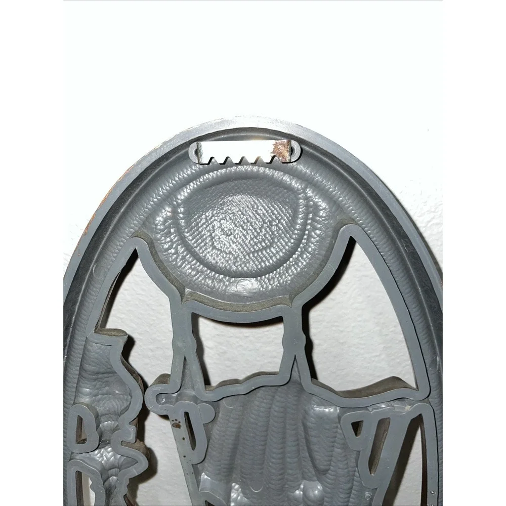 Vtg 1965 Burwood Wall Plaques 4364 & 4365 Oval‎ Spinning Wheel Rocking Chair Cat